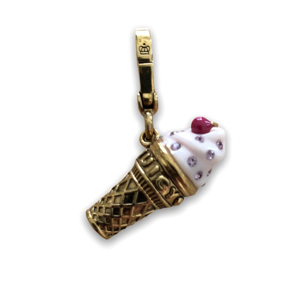 Juicy Couture Gold Ice Cream Charm